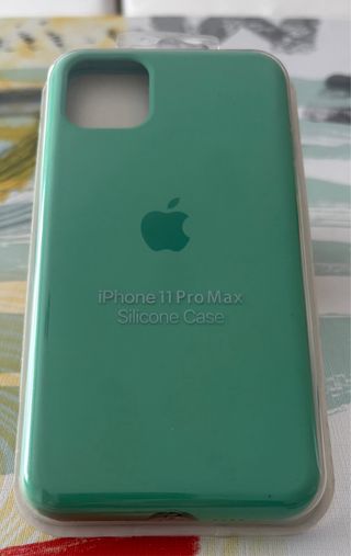 Funda Silicona iPhone 11 Pro Max Verde