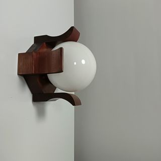 APLIQUE PARED MADERA 60S