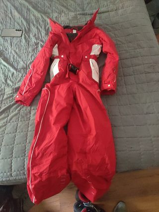 Traje de esquí Wedze rojo talla 10