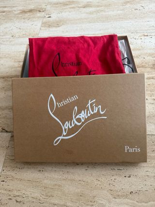 Zapatos Louboutin Tacon Degradado Rosa Verde Azul