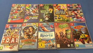 Juegos Nintendo Switch: Mario, Donkey Kong, Pac-Ma