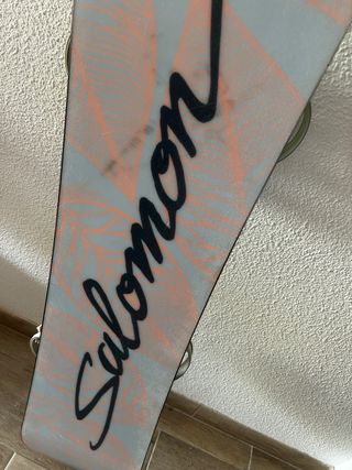 Tabla snow Salomon + fijaciones Union