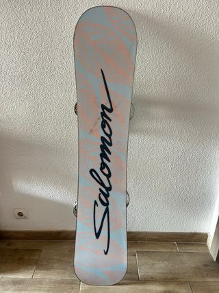 Tabla snow Salomon + fijaciones Union