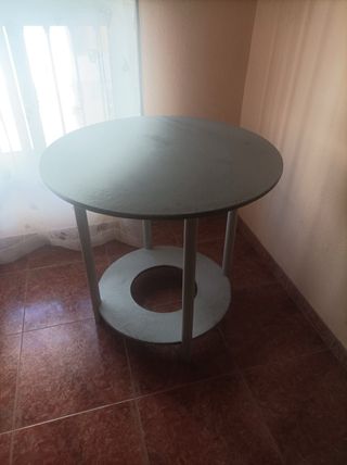 Mesa Camilla Redonda con Cristal