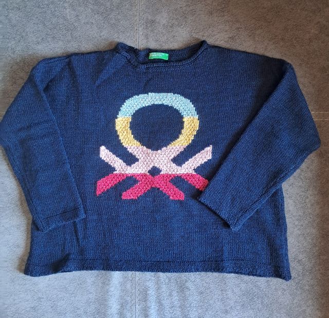 Lote 2 Jerseys Benetton Niña Talla 6