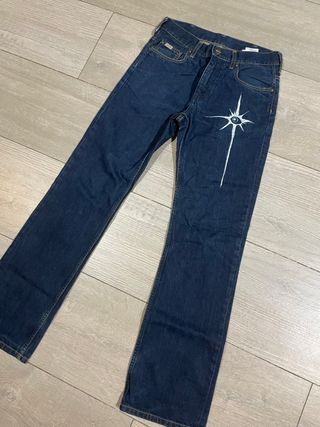 Jeans Carhartt Azul Estampado