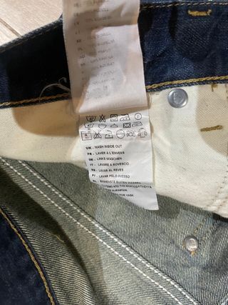 Jeans Carhartt Azul Estampado