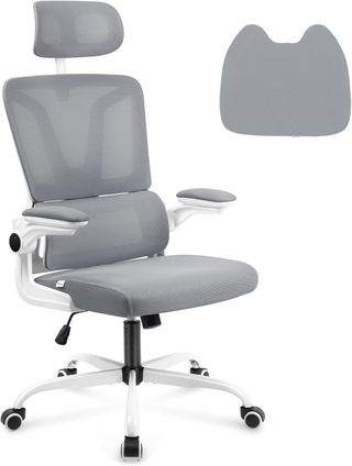 Silla Estudio Oficina Ergonómica Gris