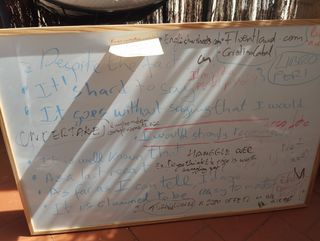 Pizarra Blanca Sharpie con Marco de Madera