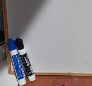 Pizarra Blanca Sharpie con Marco de Madera
