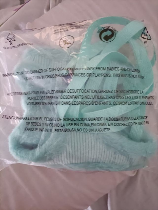 Arnés abrigo con correa a juego TALLA M.