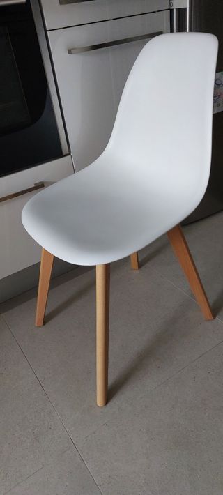 Silla Comedor Scand Nordic Blanca