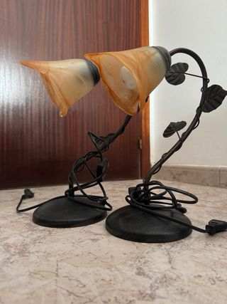 2 Lámparas de Mesa Noche