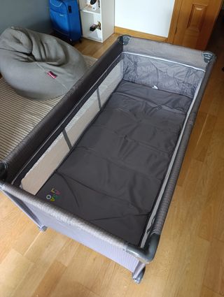 Cuna de viaje Asalvo Smooth Baby gris