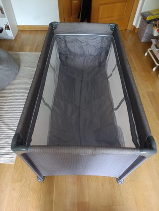 Cuna de viaje Asalvo Smooth Baby gris