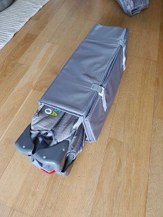 Cuna de viaje Asalvo Smooth Baby gris