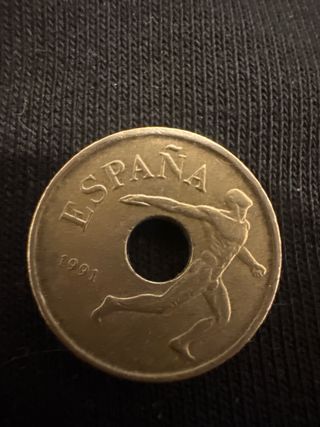 Moneda 25 Pesetas Barcelona 92 Olímpica