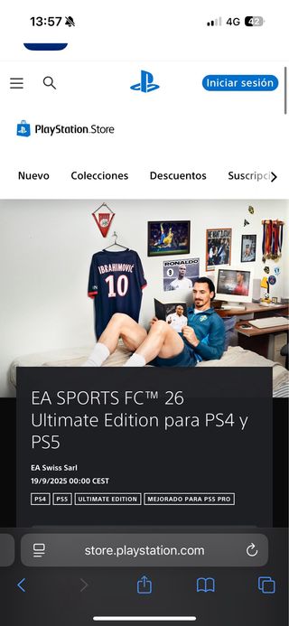 EA Sports FC 26 Ultimate Edition PS4/PS5