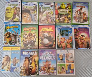 Pack Películas DVD DreamWorks