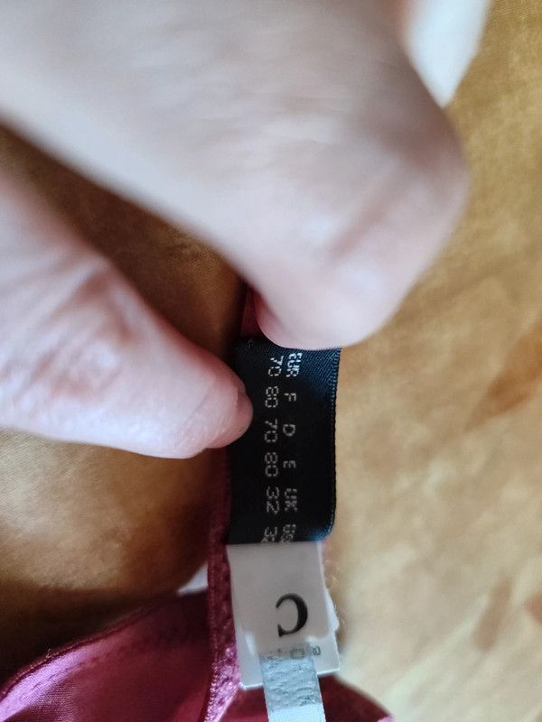 La Perla Reggiseno Tg 1 Coppa C  colore Borgogna