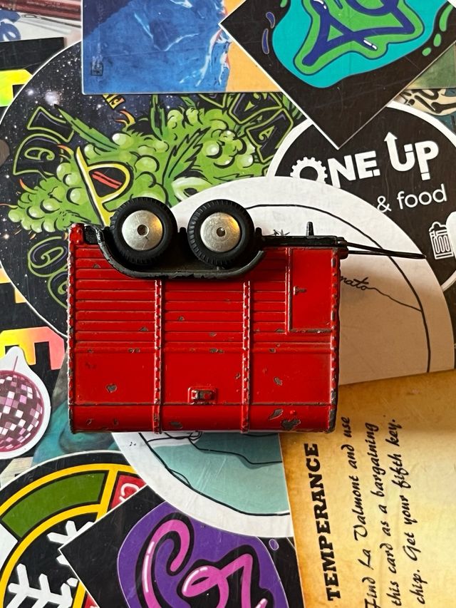 Corgi 102 Pony Trailer Rosso