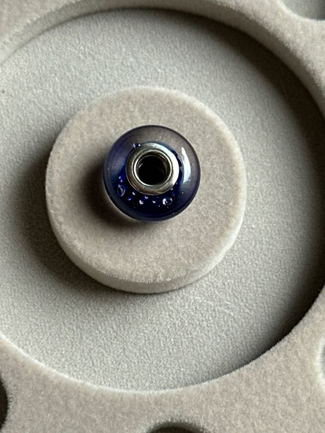 Charm Pandora Murano Azul Burbujas