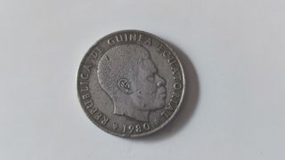 Moneda 25 Bipkwele. Guinea Ecuatorial 1980