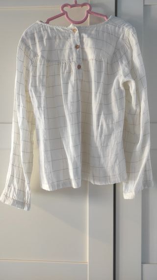 Blusa bordada floral niña talla 9-10