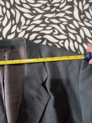 Chaqueta de traje gris (sin pantalon)