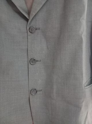 Chaqueta de traje gris (sin pantalon)