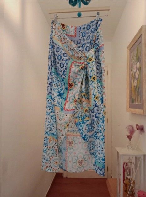 Falda Pareo Zara Talla XS Estampada