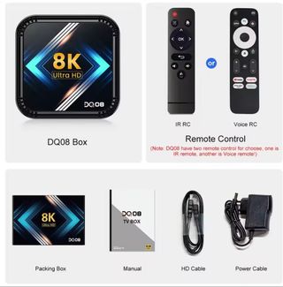 Smart TV Box DQ08 Android 13 8K RK3528