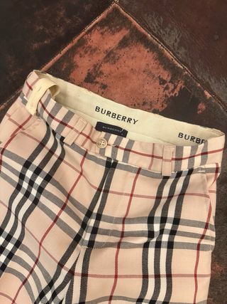 Pantalone Burberry Beige Check