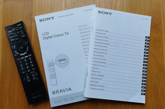 Televisión SONY Bravia KDL40EX710 de 40 pulgadas