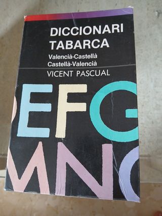 Diccionario valenciano- castellano
