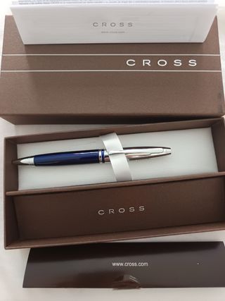 Bolígrafo CROSS Azul/Plateado