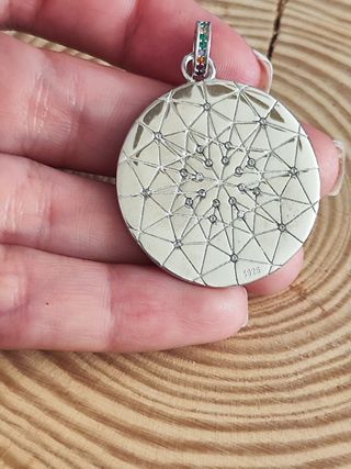 Colgante Rueda de la Fortuna Plata