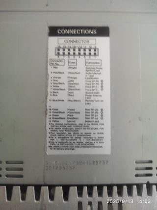 Radio CD Alpine CDE-125BT Bluetooth MP3