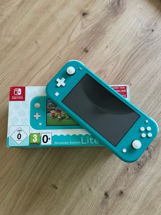 Nintendo Switch Lite Blue Animal Crossing Edition