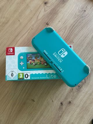 Nintendo Switch Lite Blue Animal Crossing Edition