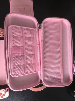 Funda y accesorios Nintendo Switch rosa