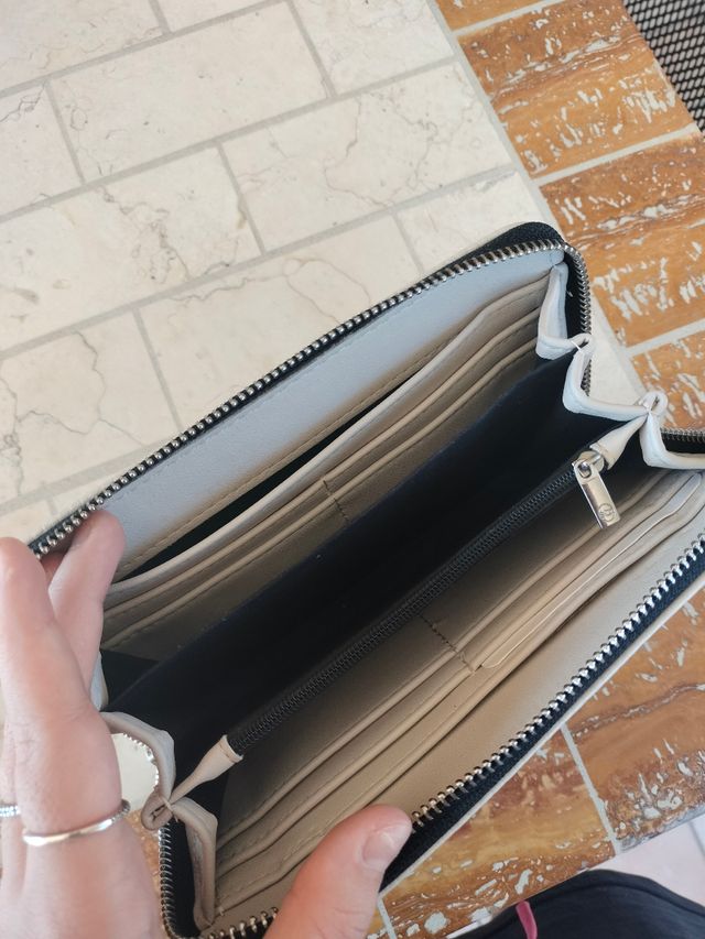 Portafoglio Stradivarius bianco