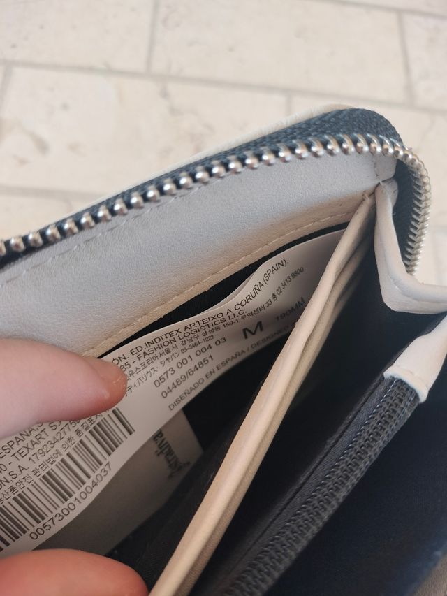 Portafoglio Stradivarius bianco