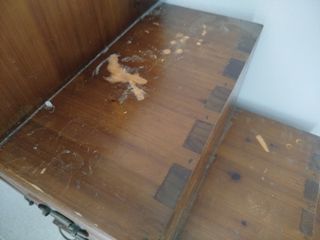 Mueble Escalera Cómoda Madera