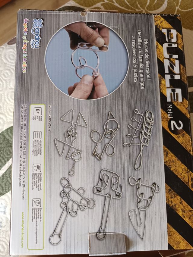 Puzles metálicos rompecabezas