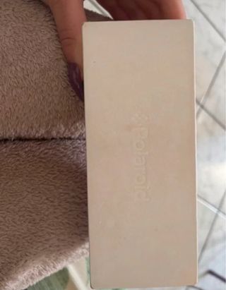 Occhiali da sole Polaroid rotondi argento
