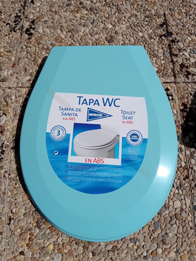 Tapa WC Hipercor Azul ABS
