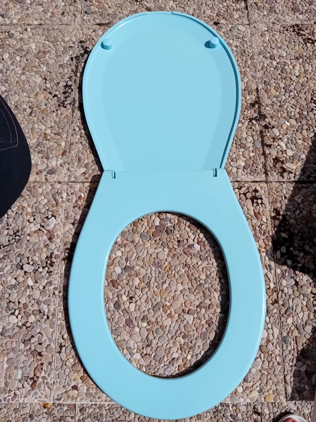 Tapa WC Hipercor Azul ABS