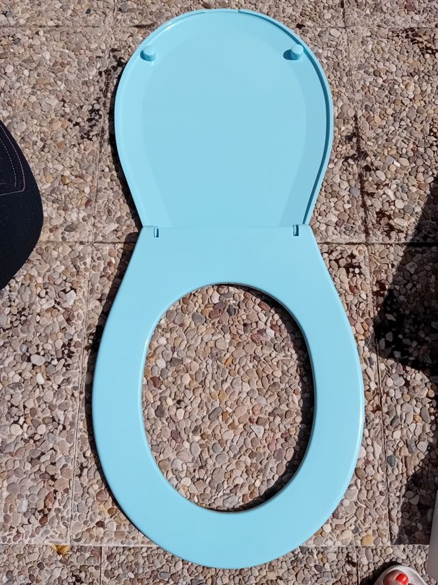 Tapa WC Hipercor Azul ABS