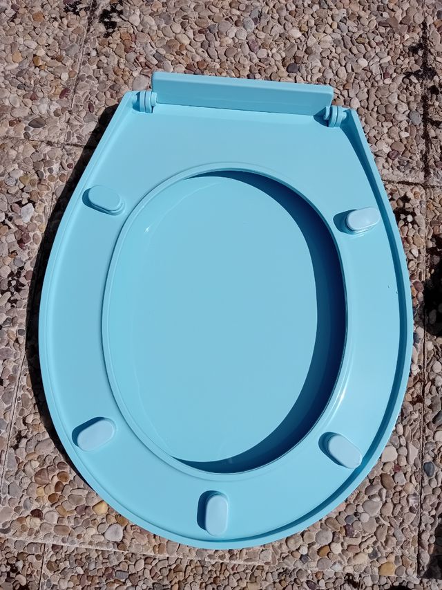 Tapa WC Hipercor Azul ABS